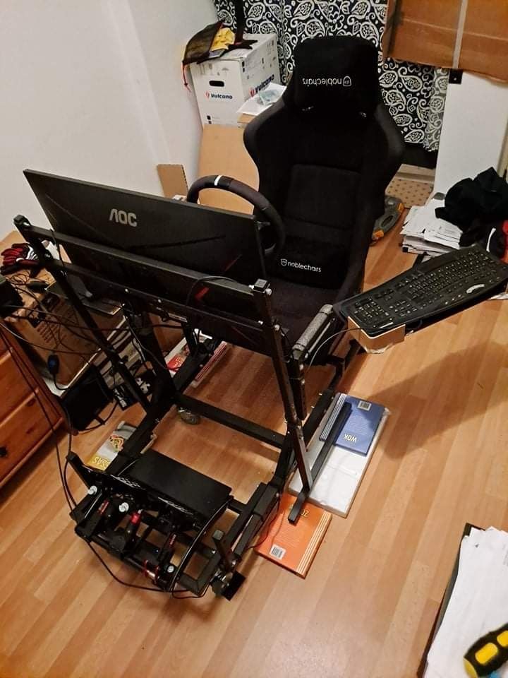 Cockpit Playseat estrutura para simulador corrida/voo