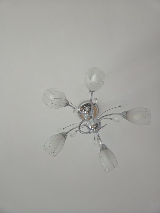Lampa sufitowa 5 kloszy