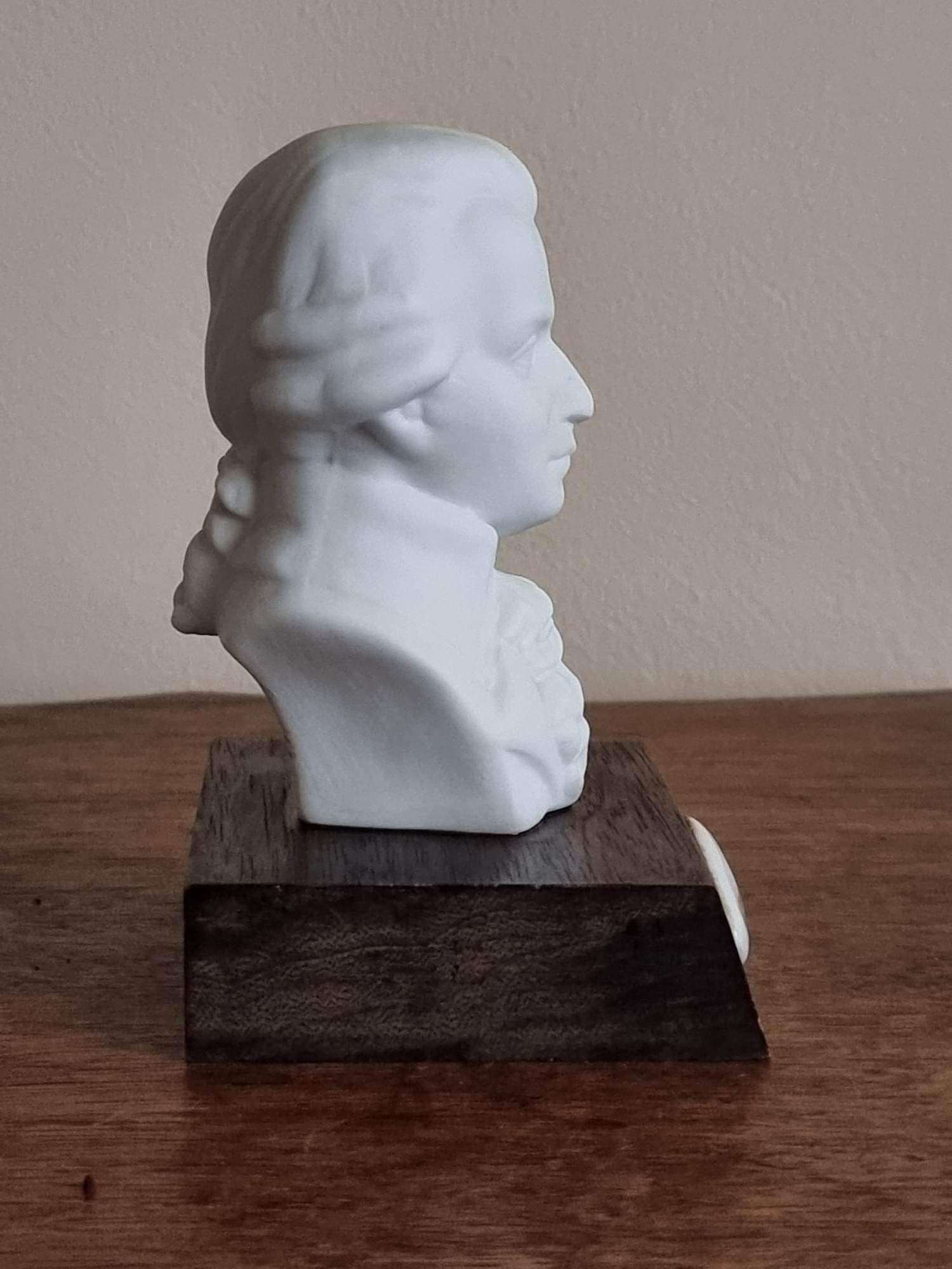 Mozart- Popiersie- Porzellan - Figurka