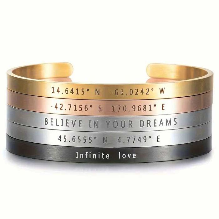 Pulseira de Aço Inoxidável - Personalizável