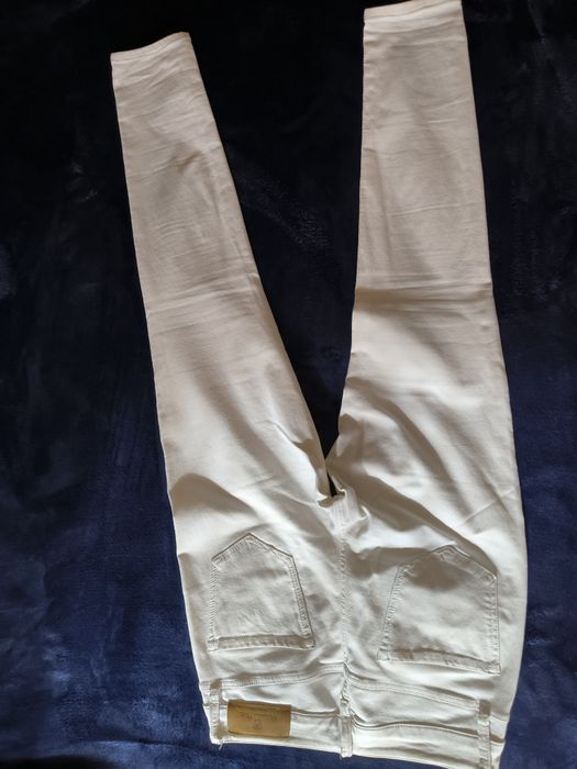 Calças brancas Massimo Dutti
