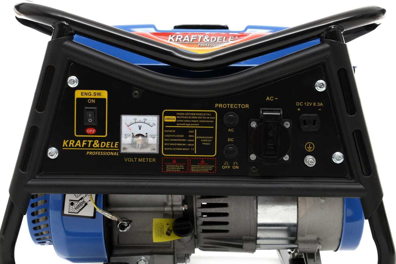 KRAFT&DELE Agregat Prądotwórczy Generator Prądu 1500w 230v 4-suw KD140