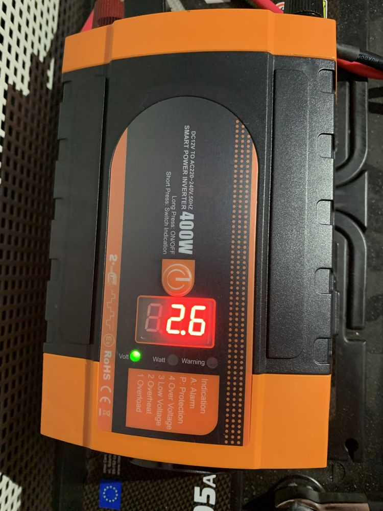 Перетворювач power inverter smart 400/800w