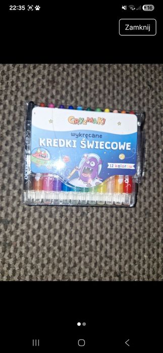 Kredki świecowe  nowe