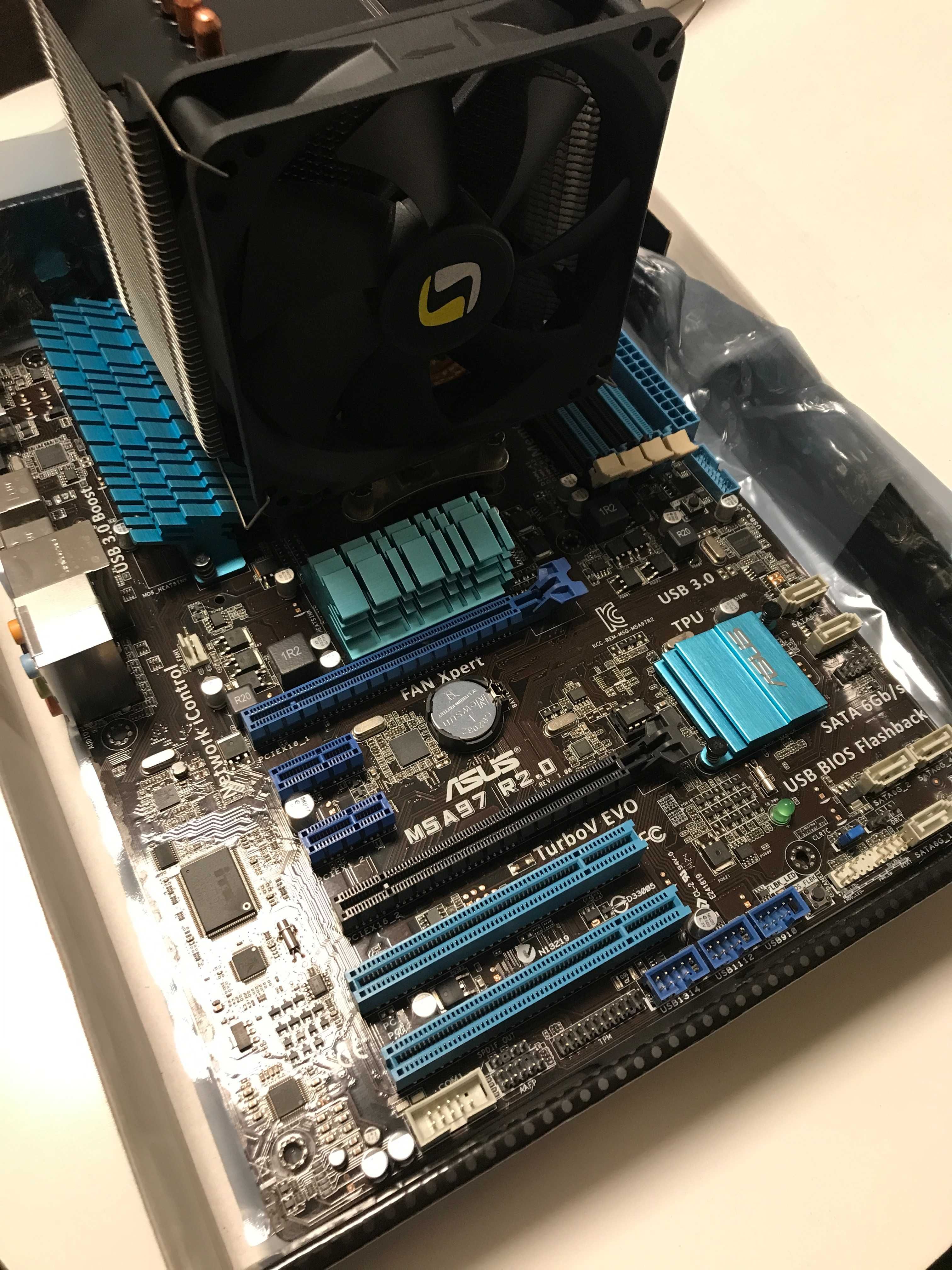 płyta ASUS M5A97 R2.0 + procesor AMD FX 6300 chłodzenie Fortis 2