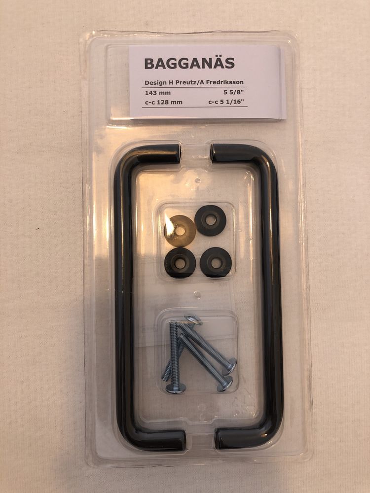 Bagganäs ikea puxadores preto