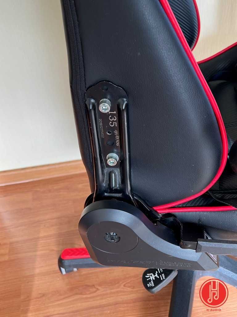 Геймерское кресло DXRacer Black Red Идеальное Состояние