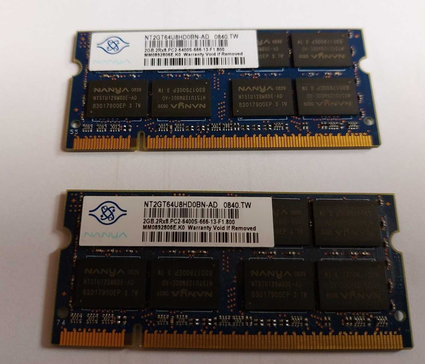 Pamięć RAM 2GB 2Rx8 PC2-6400S-666-13-F1