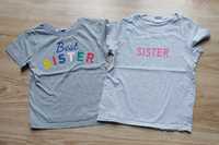 52-> t-shirt dla siostry H&M r.98/104 2-4Y BEST SISTER