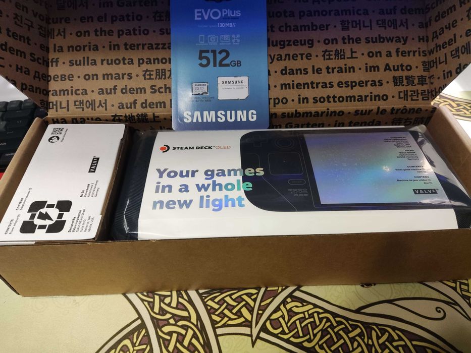 Steam deck OLED 1TB + Karta microSD Samsung evo plus 512 GB