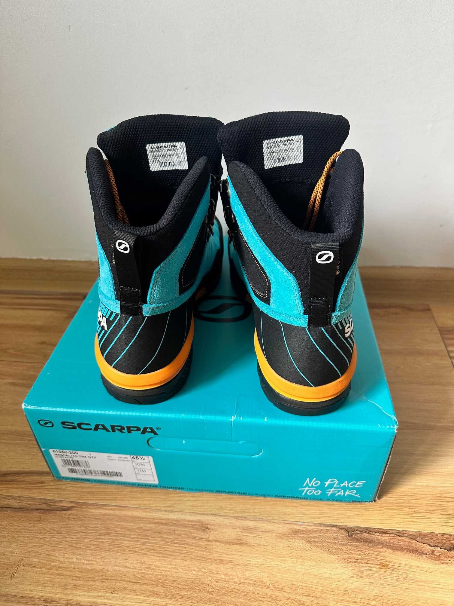 Buty Scarpa Mescalito TRK GTX Azure/Azure – r. 45,5 – NOWE!