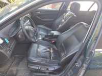 Bmw E46 sedan wnętrze czarna skóra fotele boczki siedzenia kanapa deko