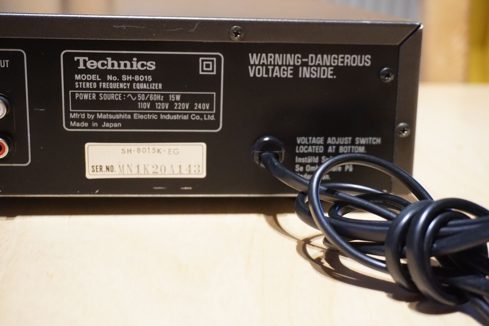 Technics sh 8015 equalizer korektor