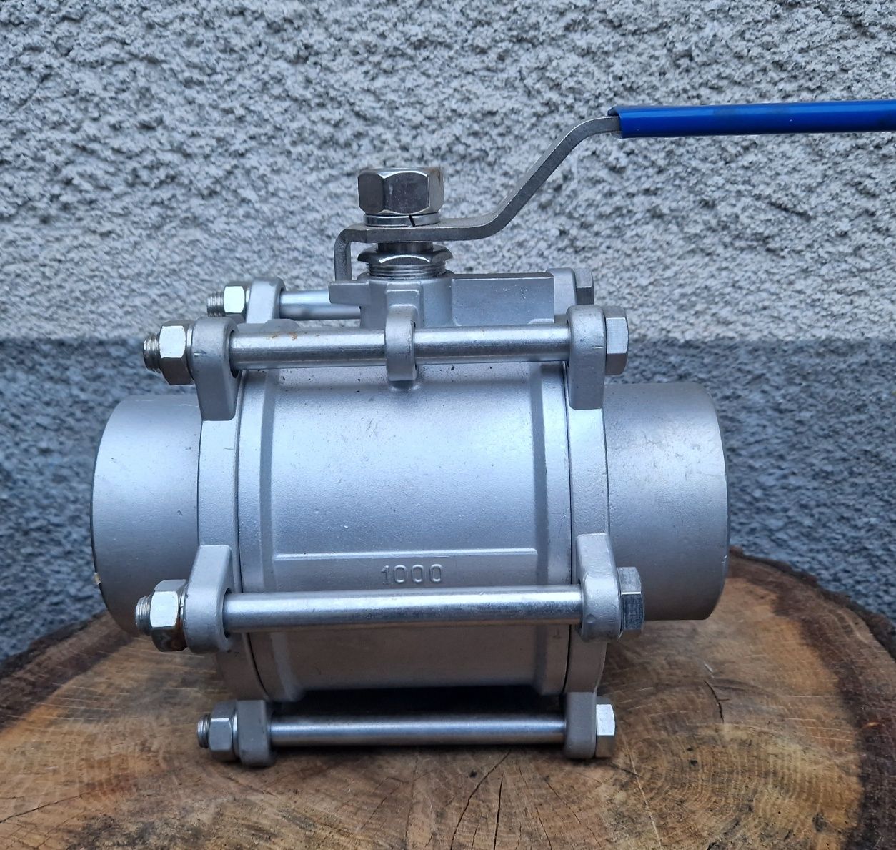 Клапан кульовий S-S 4" (DN100) з 3-х ч. AISI 304/304L BALL VALVE