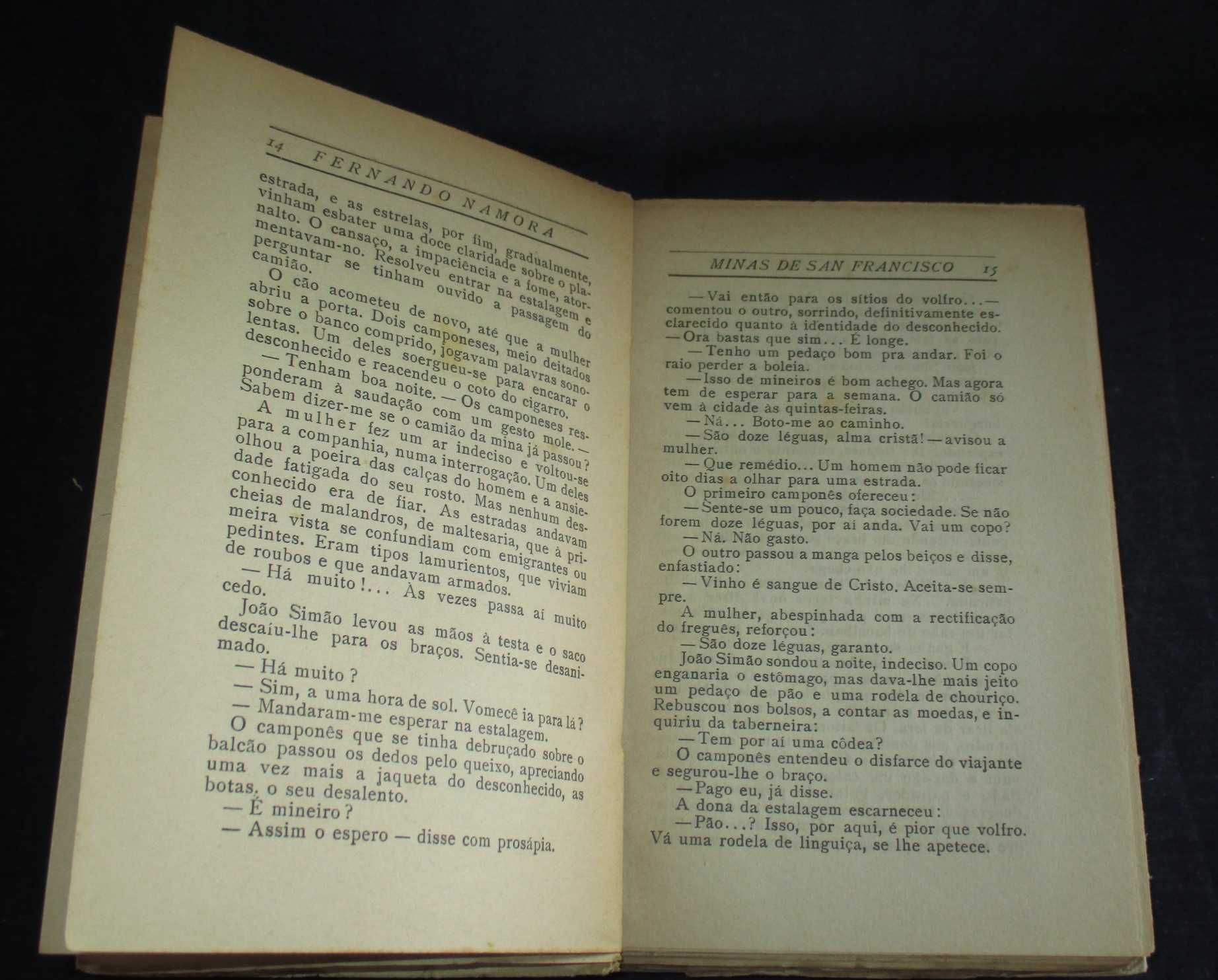 Livro Minas de San Francisco Fernando Namora 1981