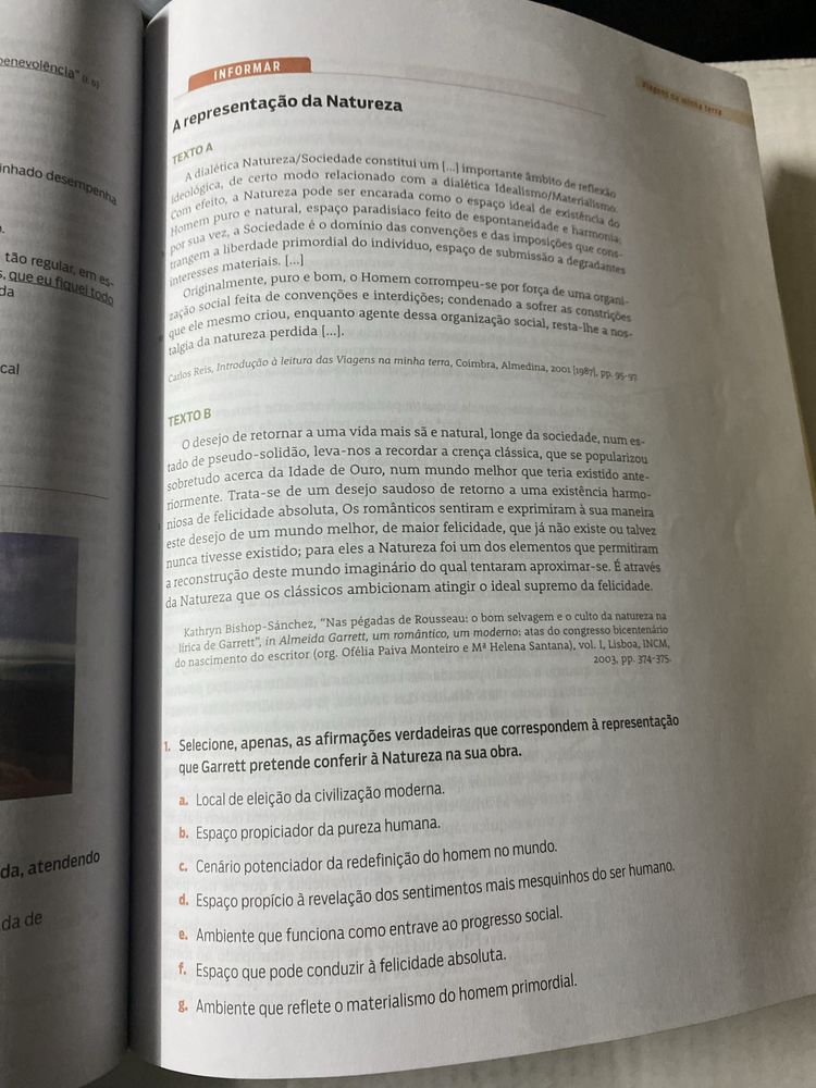 Manual de Português 11° ano “Sentidos”