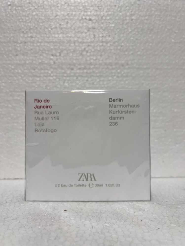 ZARA Rio de Janeiro & Berlin 2 x 30 ML perfumy męskie Fabrycznie NOWE