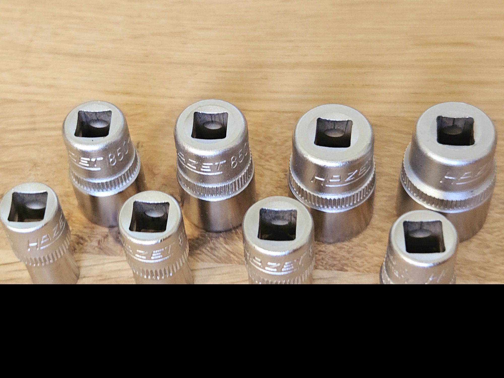 Zestaw nasadek od Hazet - napęd 1/4" - made in germany