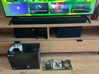 XBOX Series X + 2 pady + gry. Stan BDB