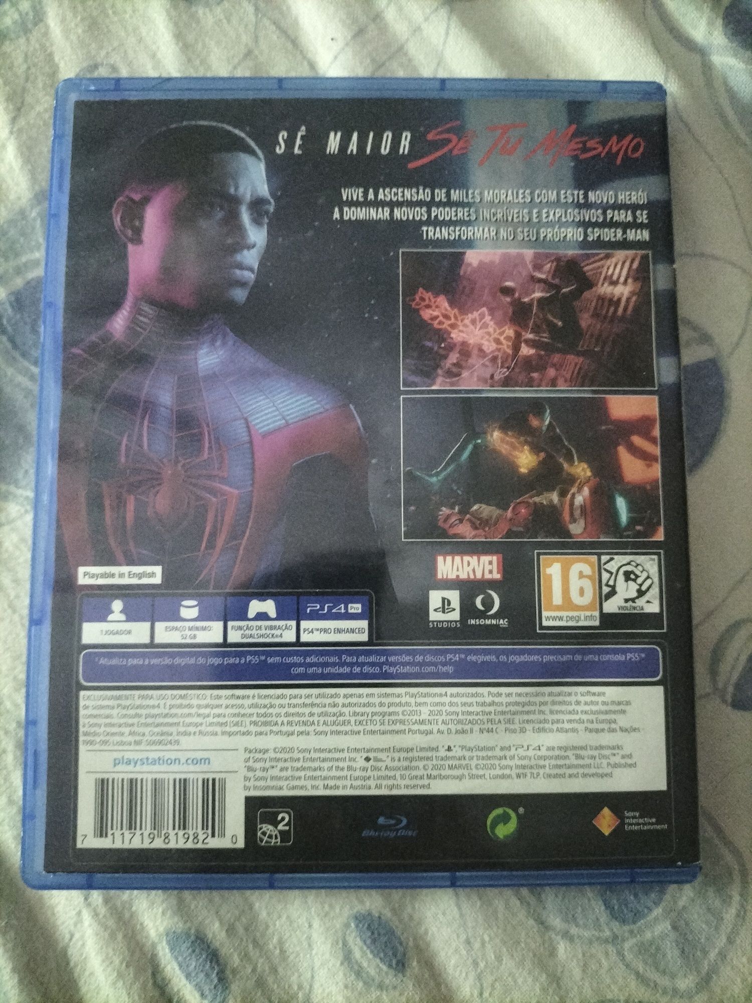 Spider man Miles Morales PS4