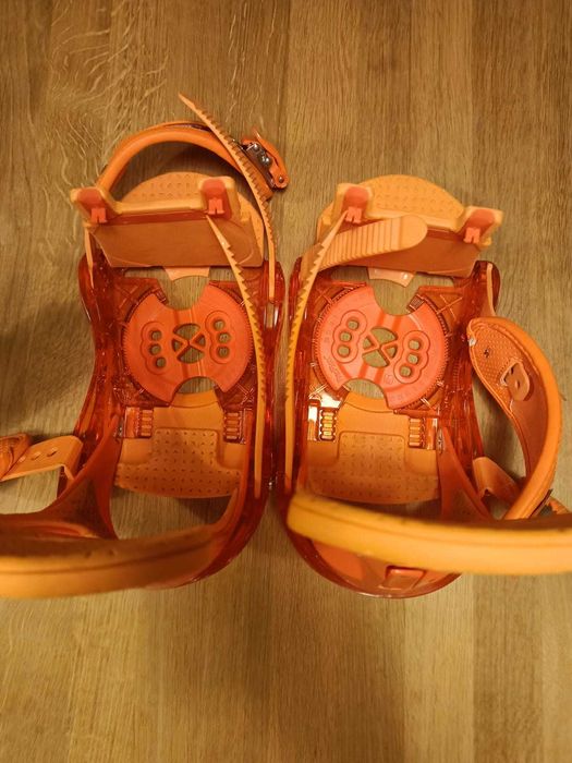 Wiązania snowboardowe Burton Freestyle MNS orange - stan bardzo dobry