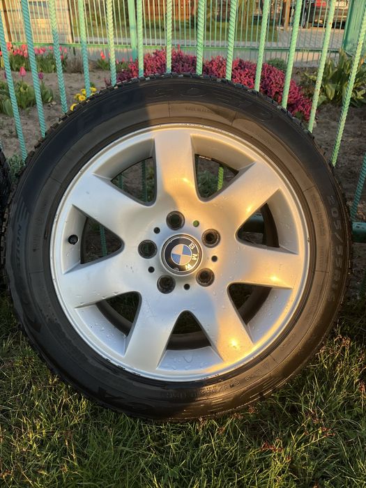 Alufelgi z oponami zimowymi do BMW e46, 16 cali