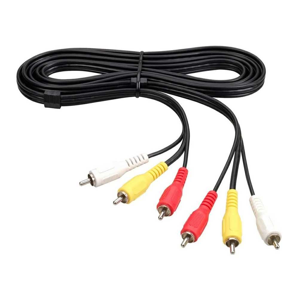Кабель аудио-видео 3RCA > 3RCA, 3 тюльпана-(П) > 3 тюльпана( П),новый
