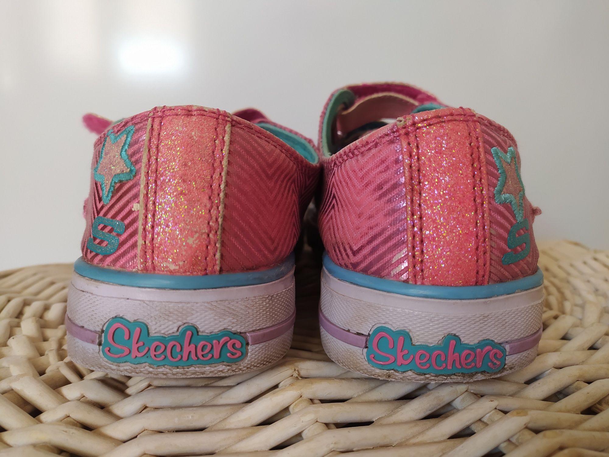 Кеды Skechers с мигалками