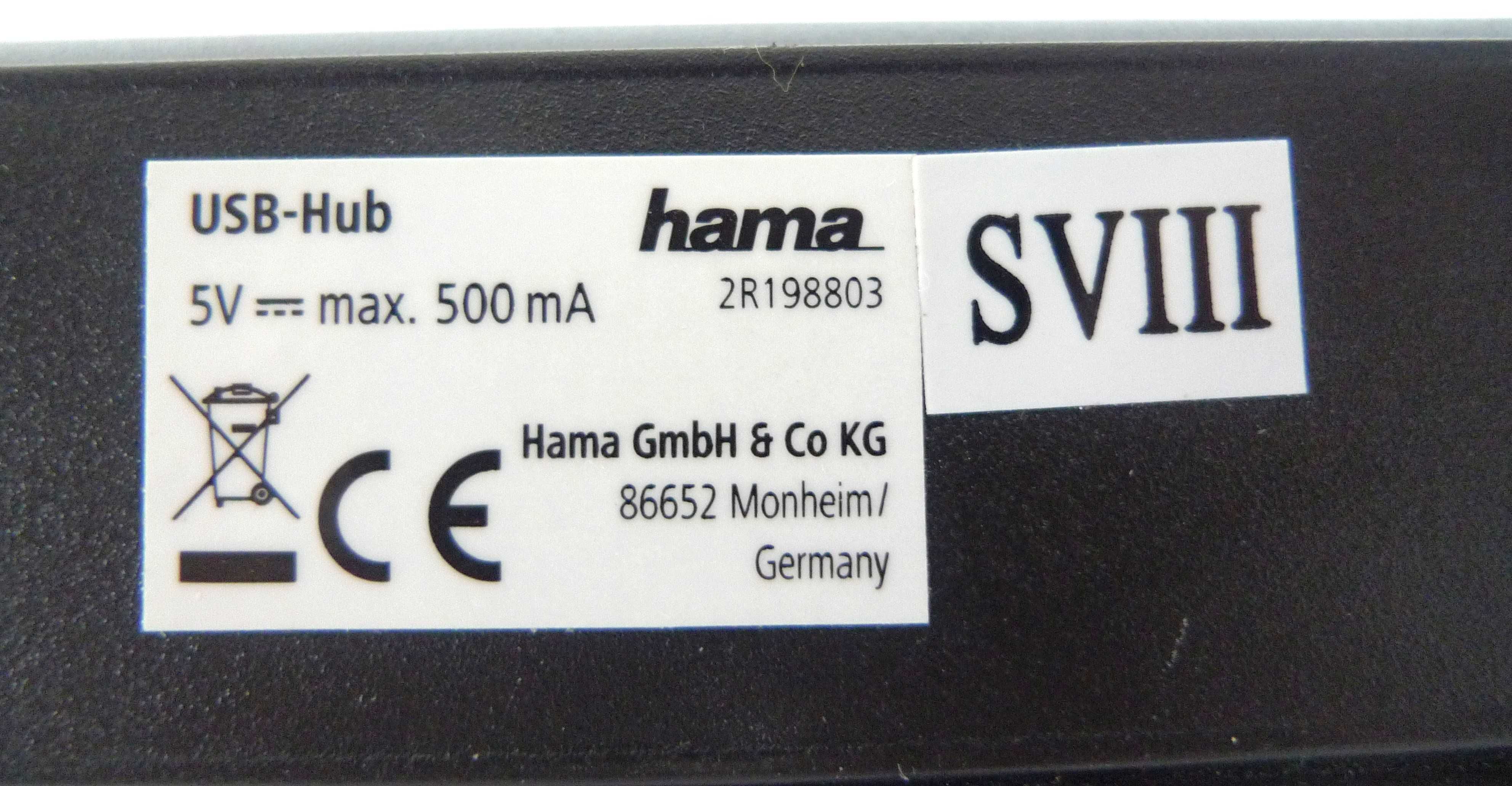Hama hub 4 x USB powielacz portu USB