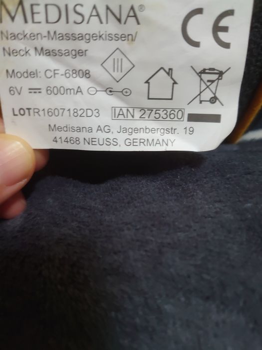 Массажер для шеи массаж масаж шиї MedisanaГермания