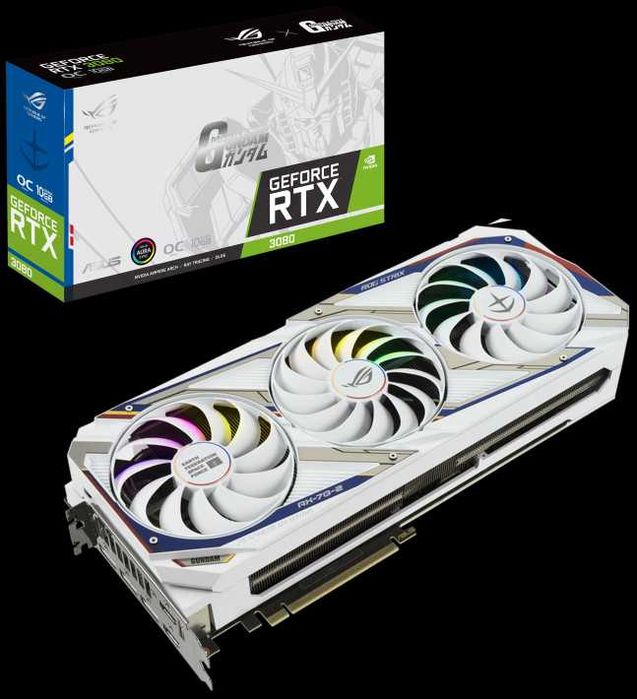 Продам Эксклюзивную Видеокарту RTX 3080 10GB Asus Rog Strix Gundam