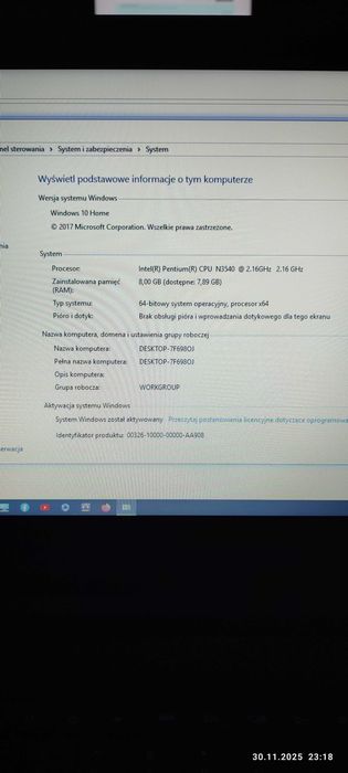 Laptop Lenovo G50-30