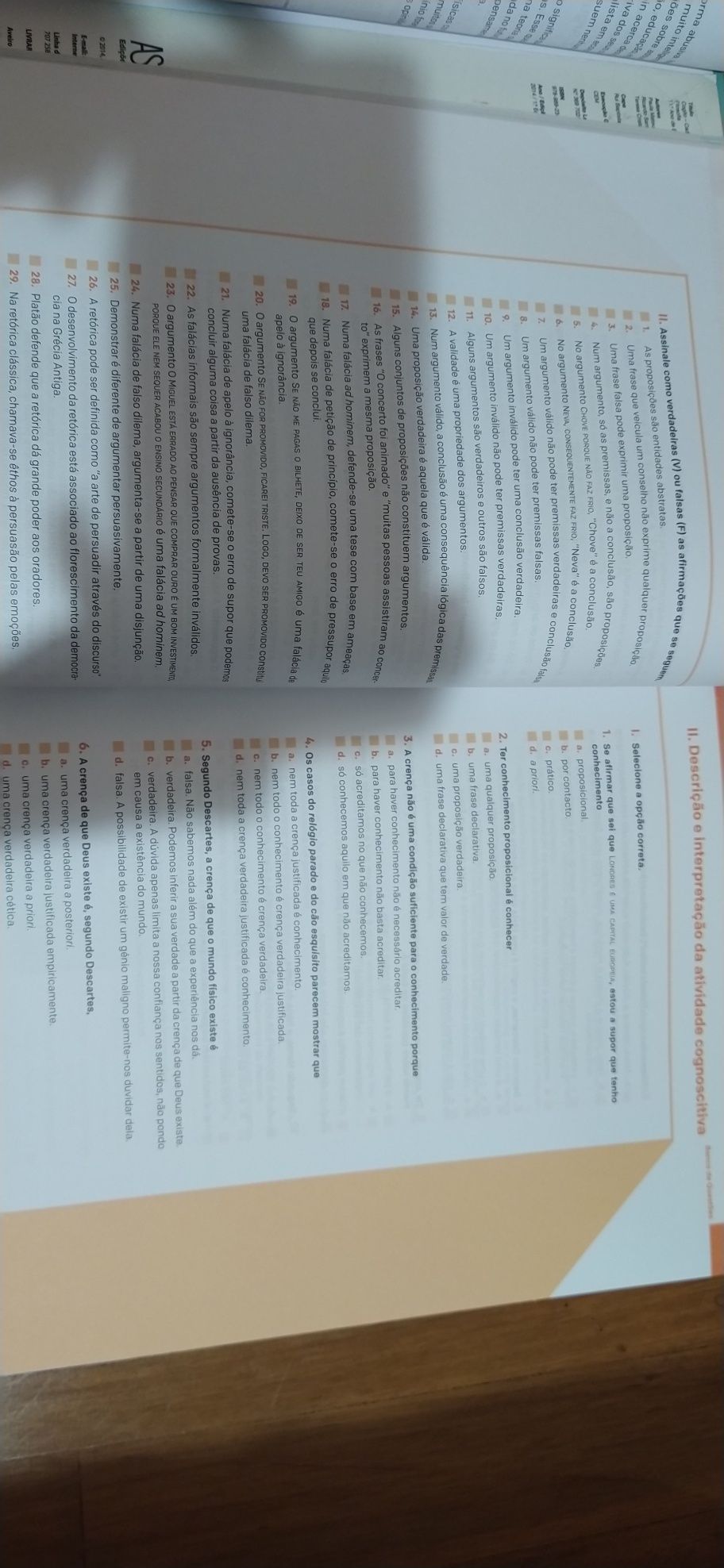 COGITO Filosofia 11°ano (com caderno de atividades)