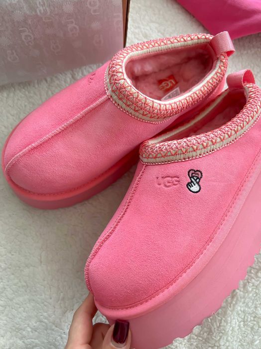 Жіночі зимові уггі UGG Tasman Platform Love Pink (рожеві) U7130