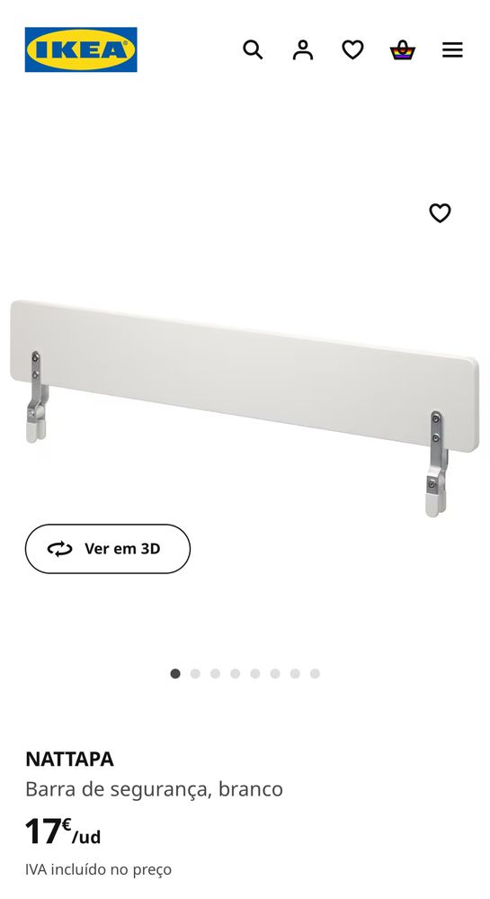Barra de segurança IKEA nova