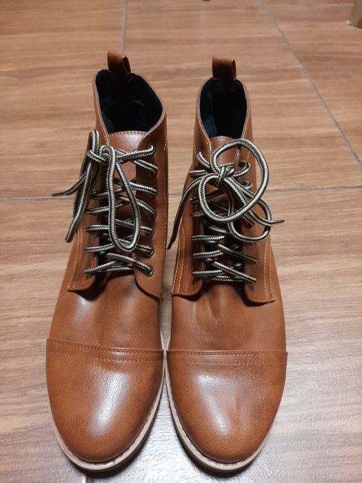 Високі ботінки екошкіра