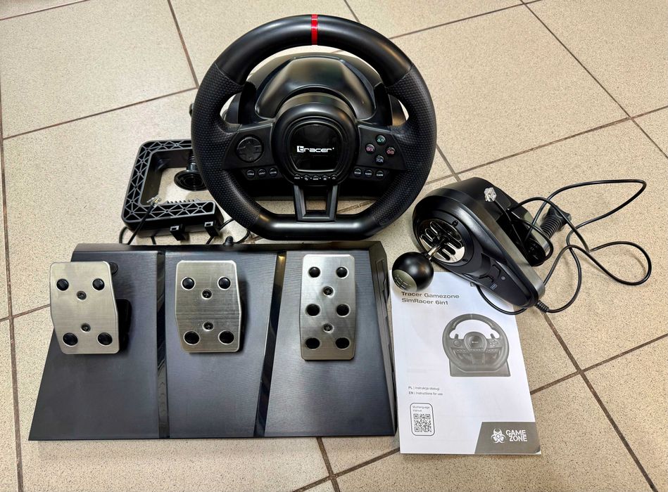 Kierownica TRACER SimRacer6in1 PC/PS3/PS4/XBOX360/XBOXone/Switch Raków