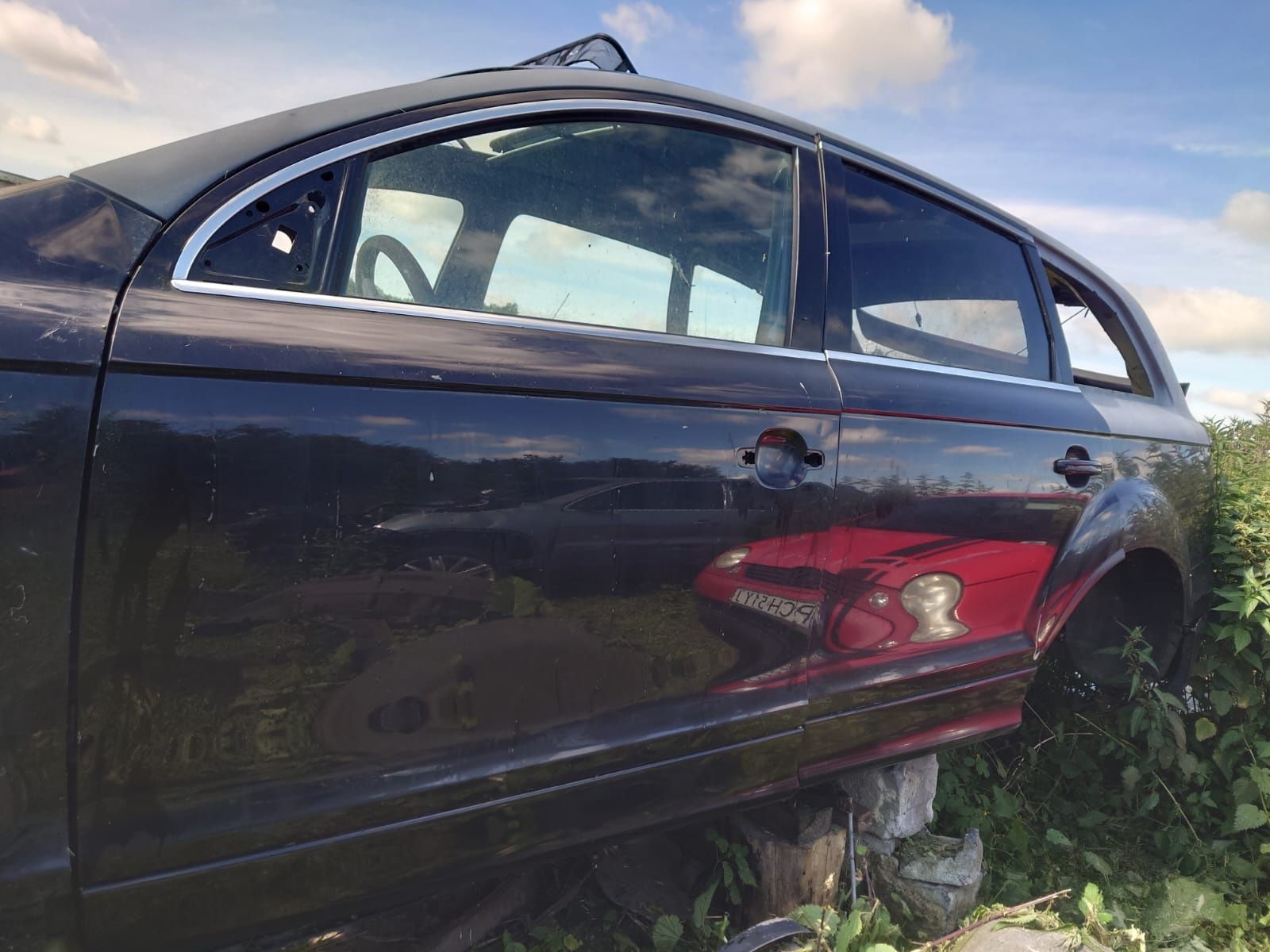 Karoseria drzwi klapa lusterko audi q7 lift
