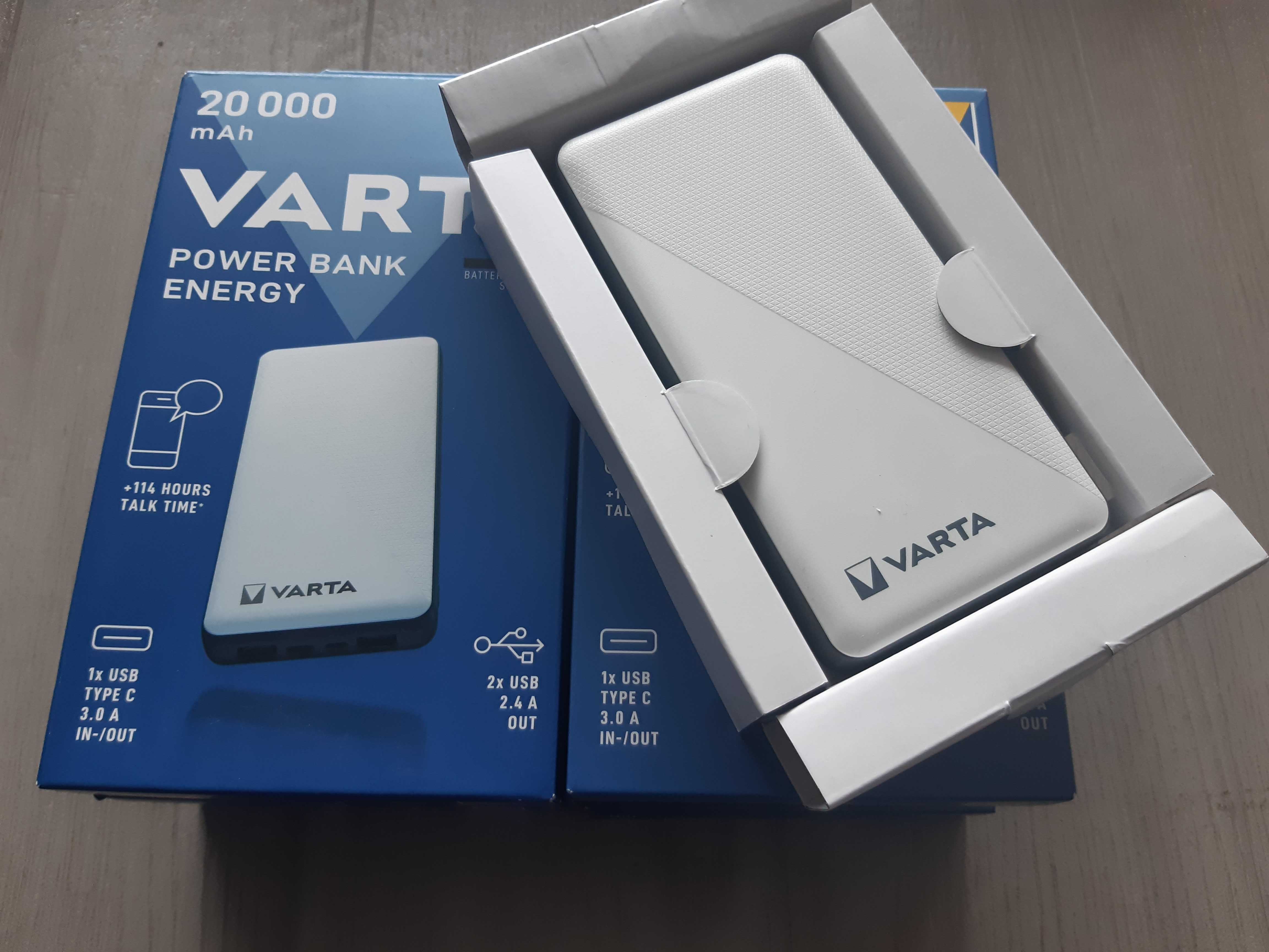 Повербанк Varta Energy 20000 mAh White