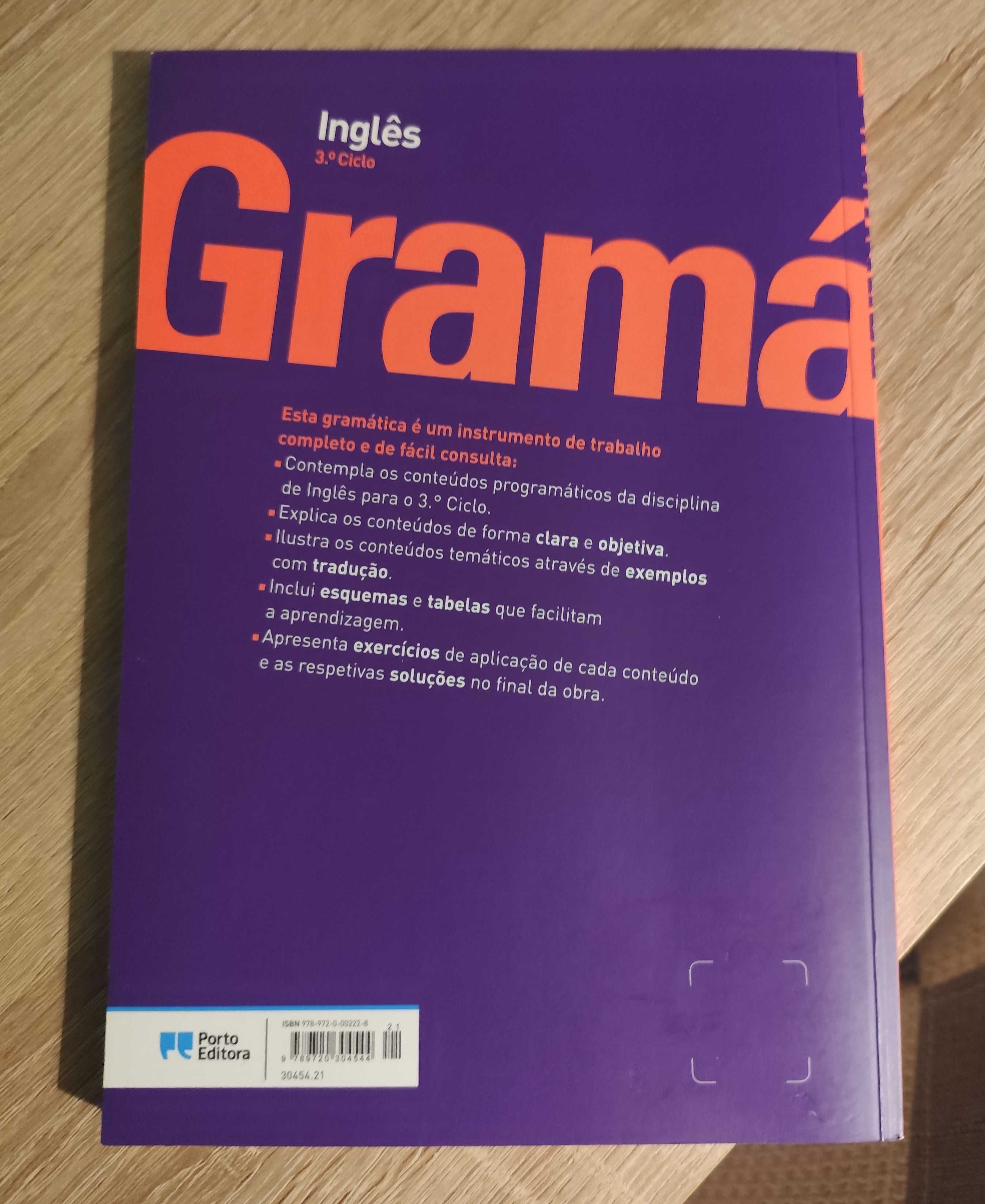 Gramática inglês, 3° ciclo. 7°8°9° anos