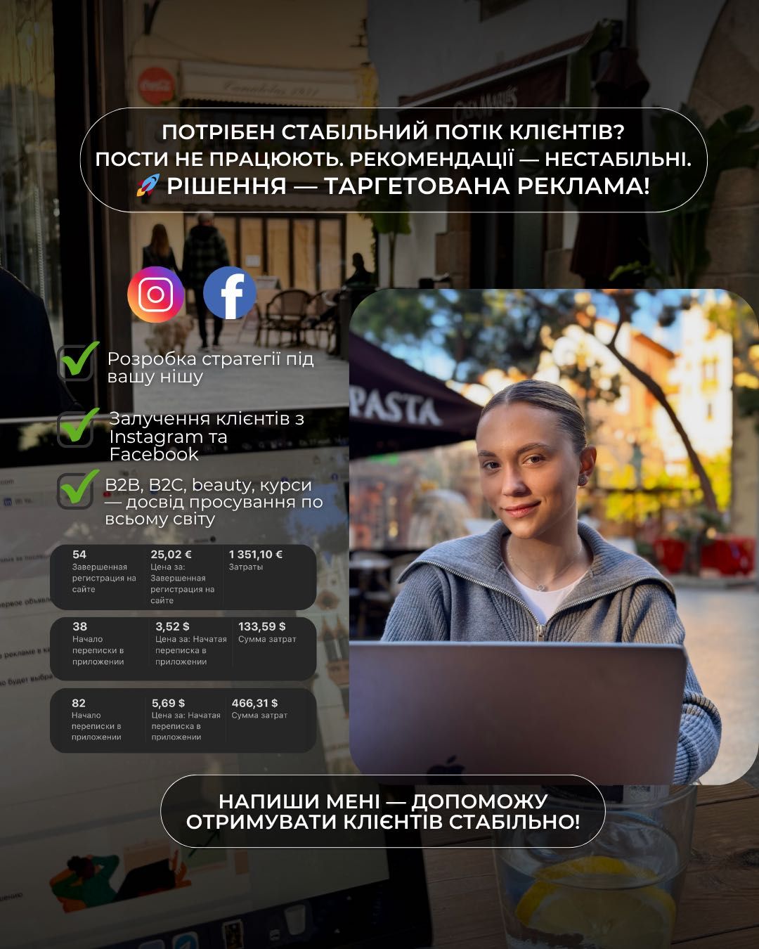 Таргетолог | Реклама Instagram / Facebook I