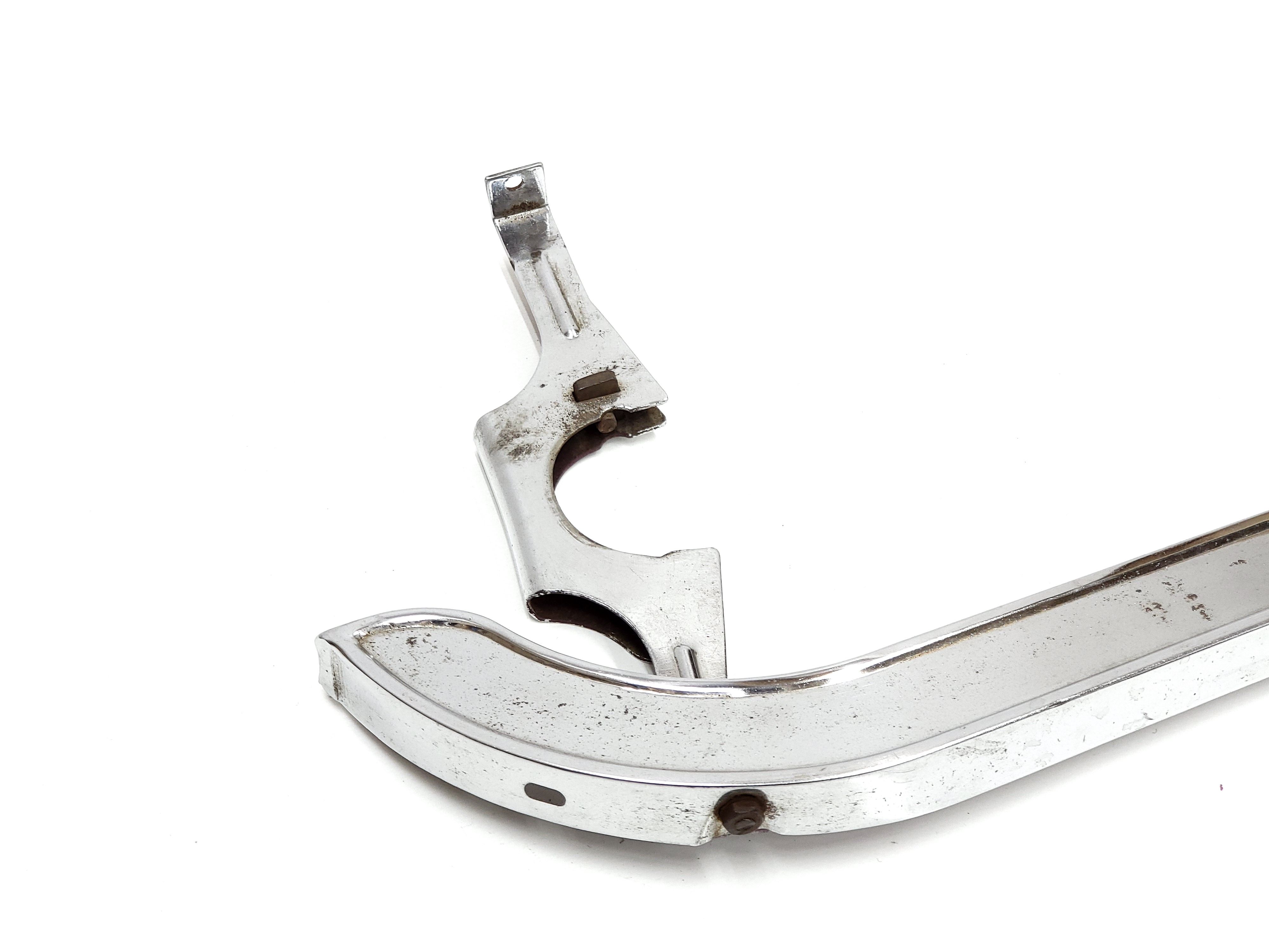 Osłona łańcucha chrom ZZR Romet Universal wraz z mocowaniem PRL