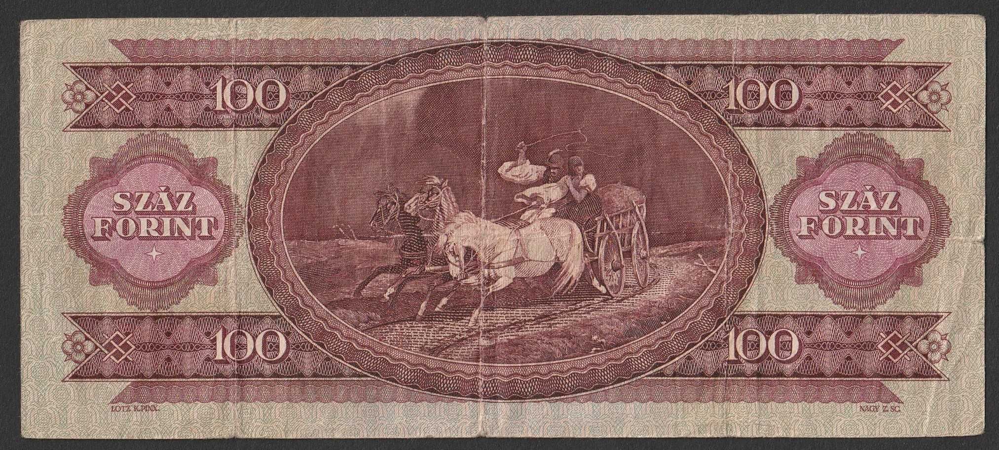 Węgry 100 forintów 1962 - B762
