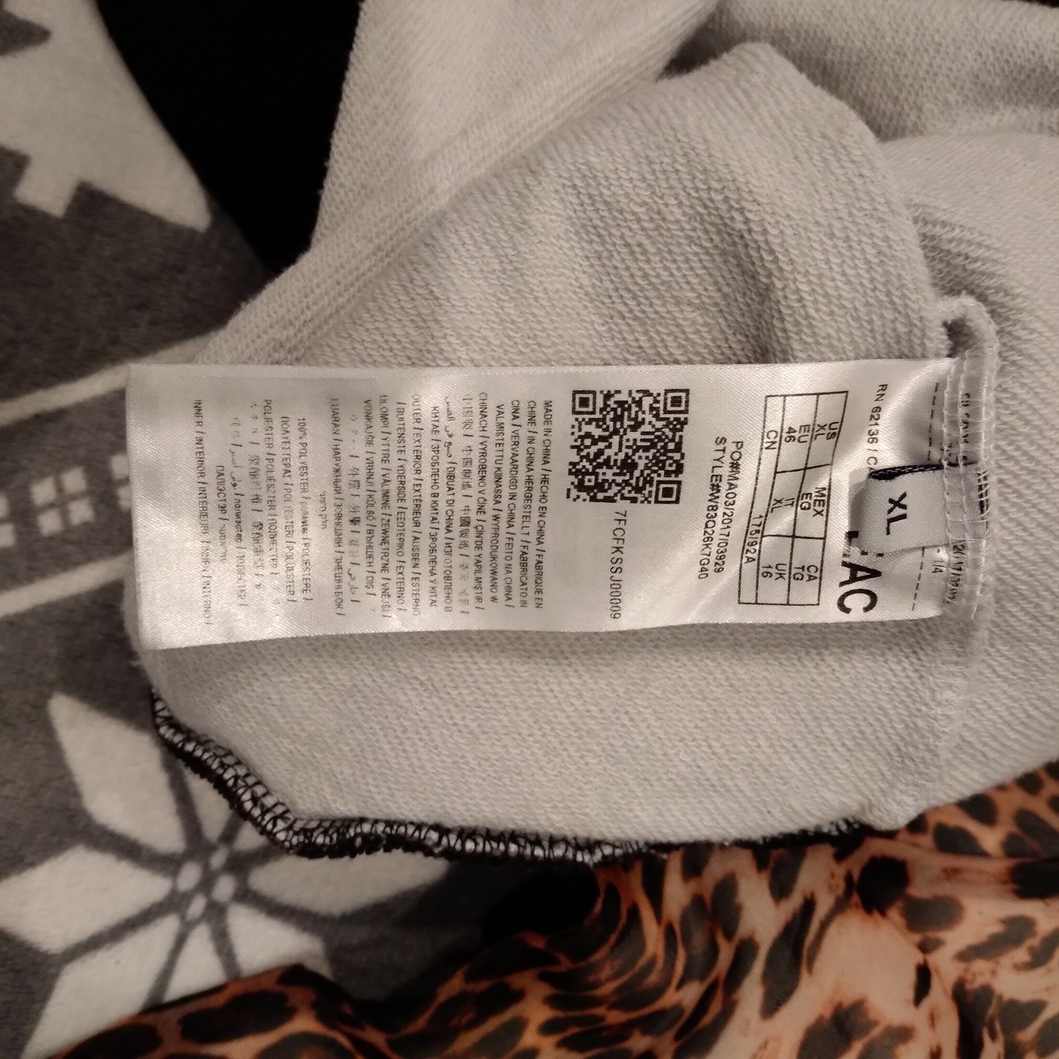 Guess bluza damska orginał wzór panterka xl