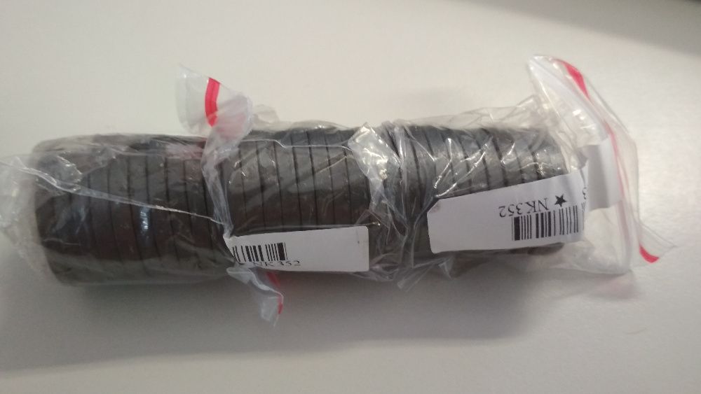 imans circulares 25mm x 3mm magnetos magnet terra rara fortes N35