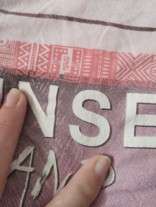 Jasnoróżowa damska krótka koszulka crop top Staccato roz. S