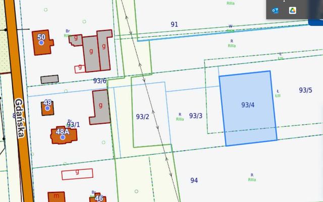 Działka budowlana w centrum Suchego Dębu 1311m2