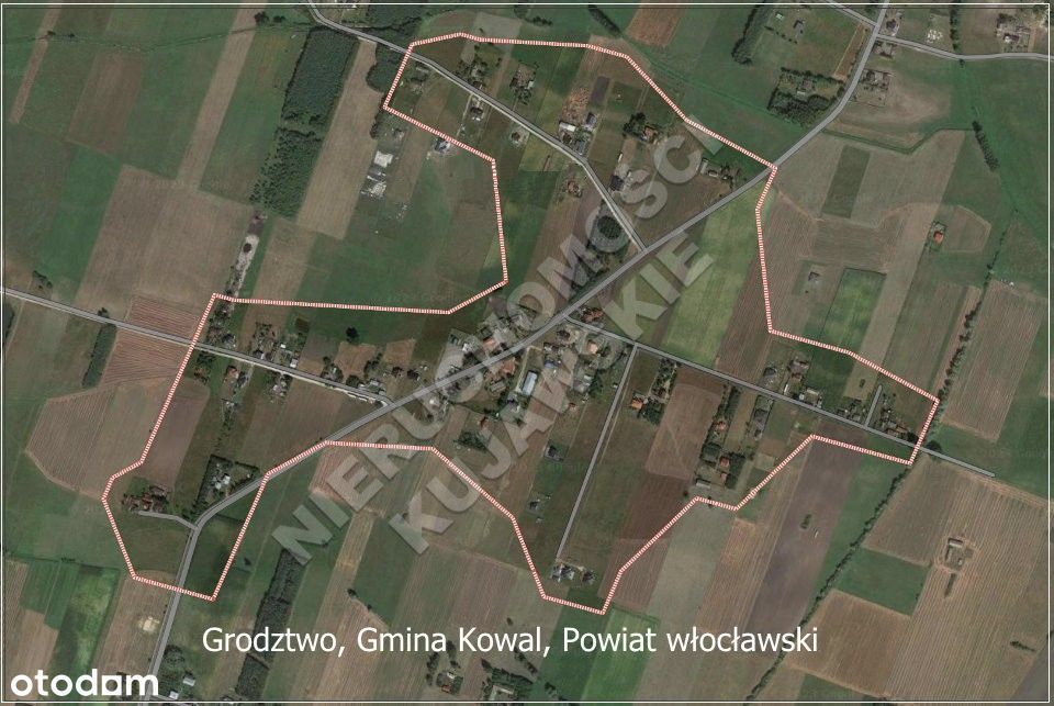 Działka 1103m2 pod zabudowę, Grodztwo koło Kowala