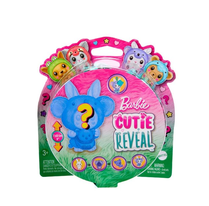 Barbie Cutie Reveal Figurki Kostiumy Zwierzaczki Asortyment HRK32