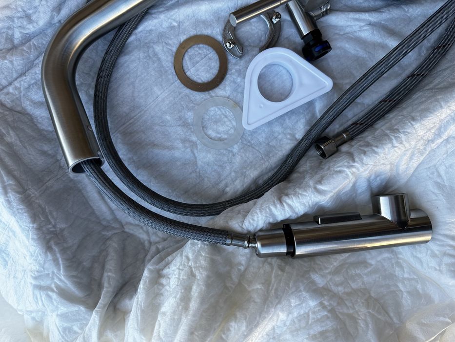 Nowy kran kuchenny obrotowy 360, armatura kuchenna, bateria, wąż